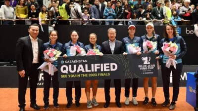 Сборная Казахстана по теннису пробилась на чемпионат мира