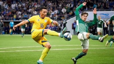 Казахстан уступил Дании в отборочных к Евро-2024