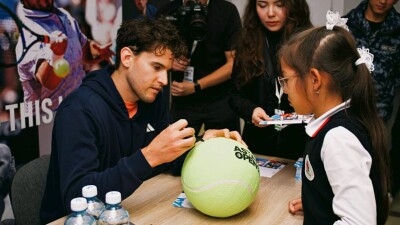 ATP 250 Astana Open: автограф-сессия Доминика Тима собрала большое количество болельщиков