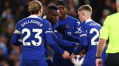 Футболисты "Челси" устроили потасовку на поле за право пробить пенальти