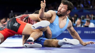 Казахстанский борец Демеу Жадраев вышел в полуфинал Олимпиады