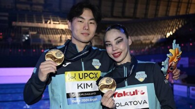 Казахстан завоевал историческое золото в синхронном плавании