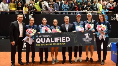 Женская сборная Казахстана по теннису второй раз в истории пробилась на командный чемпионат мира