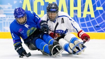 Казахстанские пара-хоккеисты завоевали первую победу на Чемпионате Мира B-pool в Астане