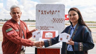 Юбилейная почтовая марка 5-х Всемирных игр кочевников торжественно погашена в Астане