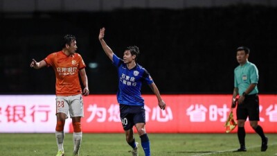 Футболист сборной Казахстана забил свой первый гол в сезоне в китайской Суперлиге