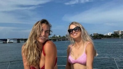 Юлия Путинцева и Арина Соболенко вместе отдохнули на яхте 