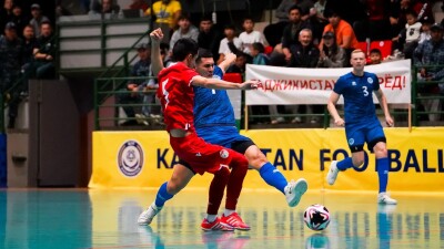 Футзал: видеообзор матча Казахстан – Таджикистан 