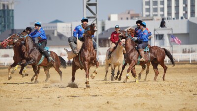 Всемирные Игры кочевников: Казахстан вырвал победу у Кыргызстана в финале кокпара 
