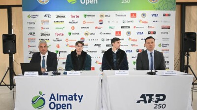 Состоялась жеребьёвка турнира АТР 250 Almaty