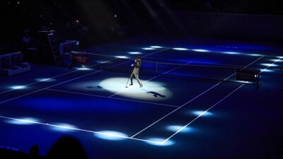 Димаш Кудайберген торжественно открыл теннисный турнир в Алматы