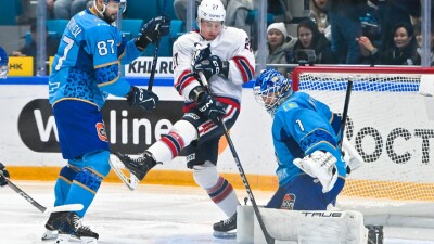 Чемпионат КХЛ: "Барыс" в серии буллитов взял верх над "Нефтехимиком"