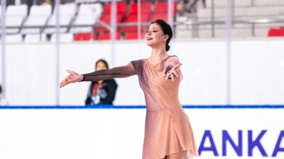 Фигуристка Софья Самоделкина стала третьей в короткой программе Tallinn Trophy