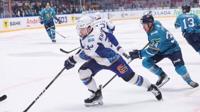 Девять шайб было заброшено в матче КХЛ "Сочи" – "Барыс"