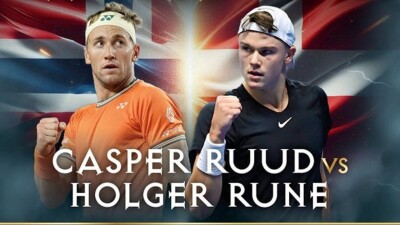 Хольгер Руне победил Каспера Рууда на выставочном турнире