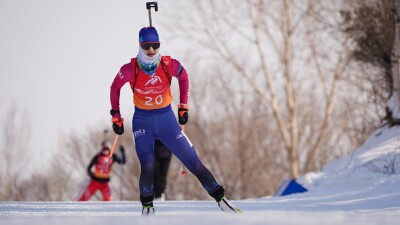 Азиада-2025: казахстанка Арина Крюкова стала четвертой в биатлоне 