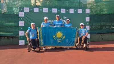 Сборная Казахстана сыграла в азиатской квалификации к чемпионату мира по теннису на колясках