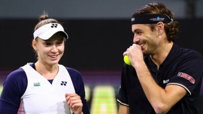 Елена Рыбакина и Тейлор Фриц выиграли выставочный турнир в Индиан-Уэллсе