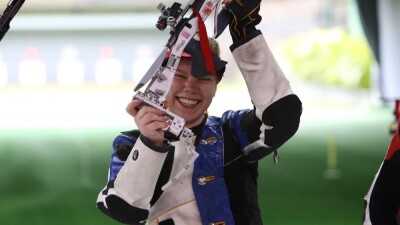 Казахстанка Арина Алтухова завоевала "бронзу" этапа Кубка мира по пулевой стрельбе