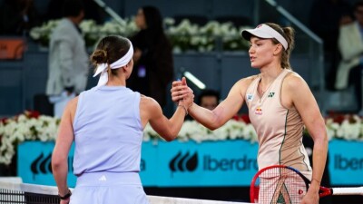 Рыбакина проиграла Свитолиной в третьем круге турнира в Мадриде. Видеообзор матча 