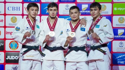 Казахстан остался без "золота" в первый день домашнего турнир серии Grand Slam по дзюдо