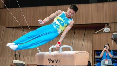 Казахстанские гимнасты пробились в финал этапа Кубка вызова в Словении