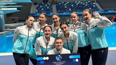 Сборная Казахстана вошла в топ-3 мирового артистического плавания