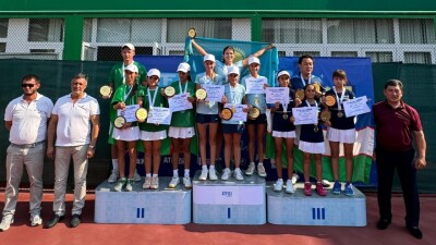 Юные теннисисты Казахстана блестяще выступили в Узбекистане
