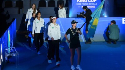Рыбакина? Женская сборная Казахстана по теннису объявила состав на матч "Кубка Билли Джин Кинг" 