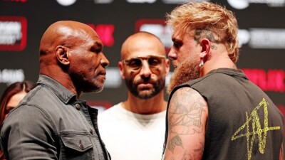 Майк Тайсон двумя словами пригрозил сопернику после стычки на битве взглядов