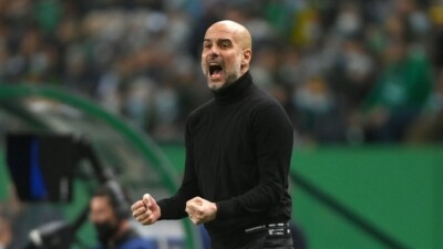 Гвардиола выступил с заявлением по поводу царапин на лице после матча Лиги чемпионов