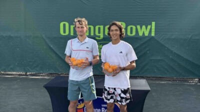 Амир Омарханов выиграл крупнейший юниорский турнир Orange Bowl в парном разряде