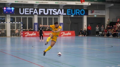 Видеообзор матча Казахстан – Дания в отборе Евро-2026 по футзалу