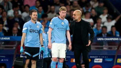 Гвардиола прокомментировал новость об уходе Де Брёйне из "Манчестер Сити"