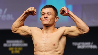 Прямая трансляция турнира UFC 315 с боем Бекзата Алмахана