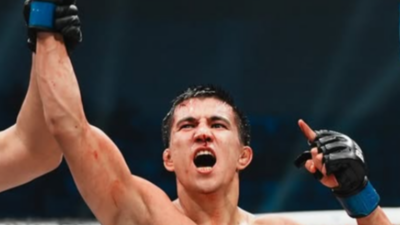 Ермахан Орынтаев "задушил" соперника на турнире Naiza 73