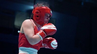 Разгромом завершился бой Казахстан – Китай за медаль на чемпионате Азии-2025 по боксу 