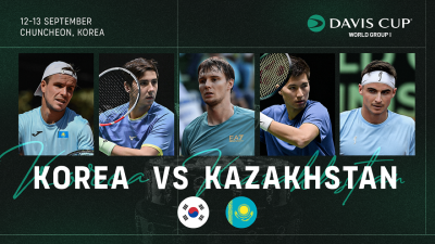 Казахстан назвал состав на матч Кубка Дэвиса 