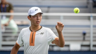 Зангар Нурланулы впервые в карьере вышел в четвертьфинал юниорского Большого Шлема