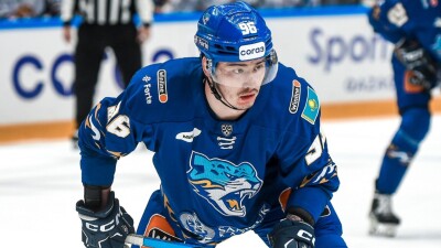 Лидер "Барыса" жёстко избил соперника в матче КХЛ