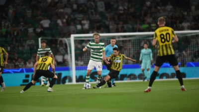 Разгромом завершился матч Лиги чемпионов "Спортинг" – "Кайрат"